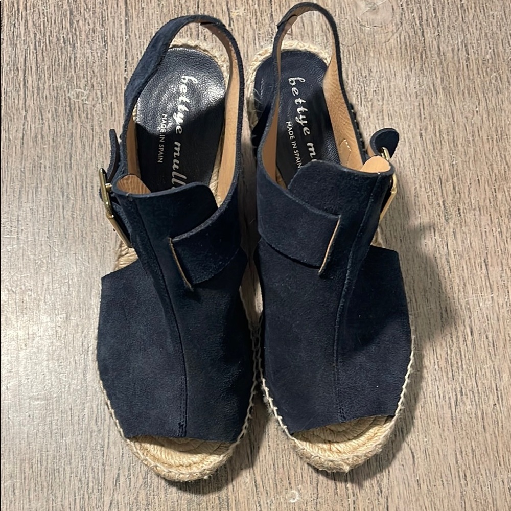 Bettye Muller Navy Espadrilles
